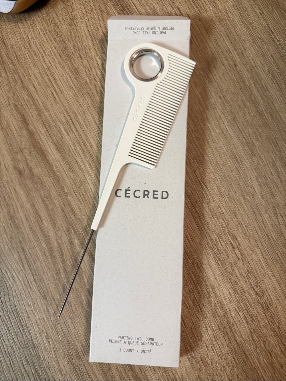 Brand New Cécred Parting Tail Comb